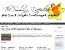 Tablet Screenshot of 365daysofdalecarnegie.com